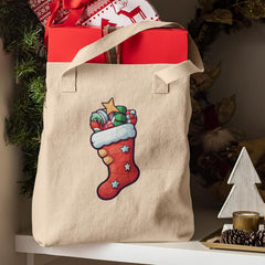 Cute Gift Stocking Kids Christmas Design