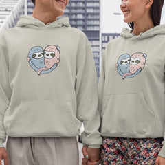 Cute Couple Sloths Huggin