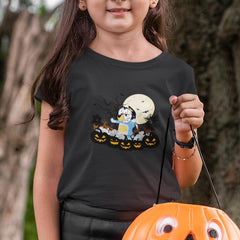 BLUEY Halloween Dancing In Pumpkins Design