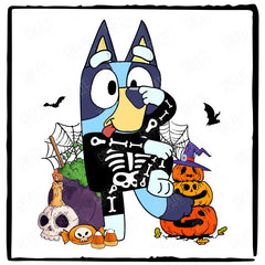 BLUEY Halloween Skeleton Costume Design