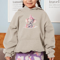 Cute Pink Elephant Pilot Plane Pattern Design