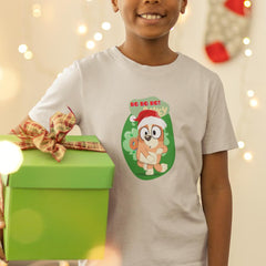 BLUEY Christmas Ho Ho Ho Bingo Xmas Design