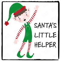 Christmas Santa's Little Helper XMAS Design