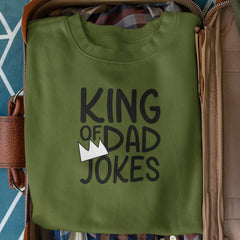 King of Dad Jokes Text Design