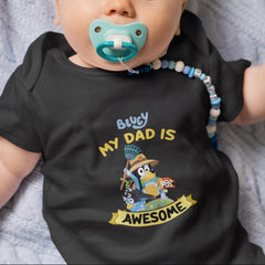 BLUEY My Dad Is The Best Blue Kids TV Design