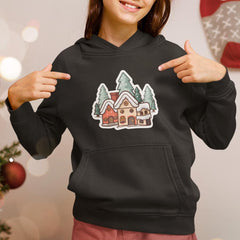 Cute Snowy Christmas Village Kids Christmas Design