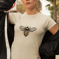 Bee Geometric Bumblebee Pattern Design