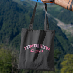 Tomorrow Needs You Pink Text Quote Affirmation Design
