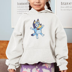 BLUEY Happy With Hands Up Blue Kids TV Design