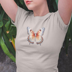 Beautiful Watercolour Orange Butterfly Pattern Design