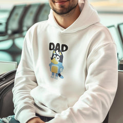 BLUEY Dad Bandit Standing Left Blue Kids TV Design
