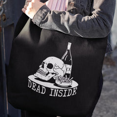 Dead Inside Skull Skeleton Halloween Design