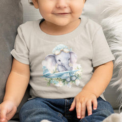 Blue Elephant Pilot Plane Pattern Design