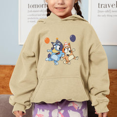 Birthday Happy Bluey And Bingo With Balloons