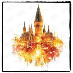 Harry Potter Themed Hogwarts Pattern Design
