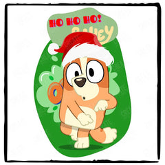BLUEY Christmas Ho Ho Ho Bingo Xmas Design