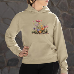 Bunch of Wild Flowers Plants Yellow Pink Design 2