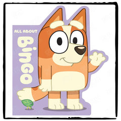 BLUEY Bingo Waving Blue Kids TV Design