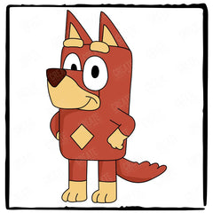 BLUEY Rusty Cricket Dog Kids TV Design