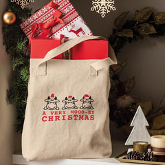 Cute Cow A Very MOO-EY Christmas XMAS Design