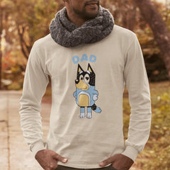 BLUEY Bandit Dad Blue Kids TV Design