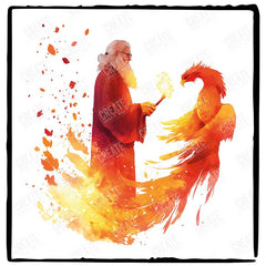 Harry Potter Themed Dumbledore Fenix Pattern Design