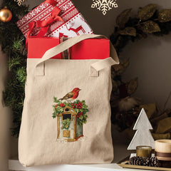 Christmas Robin Postbox Pattern Design