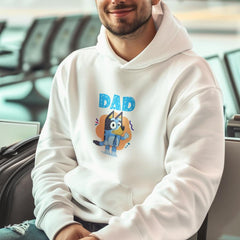 BLUEY Bandit Dad Waving Blue Kids TV Design