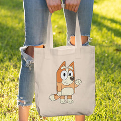 BLUEY Bingo Waving Smiling Happy Blue Kids TV Design