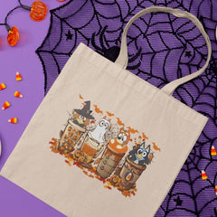BLUEY Halloween Coffee Drink Cup Design