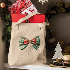 Christmas Bow Aesthetic Pattern Design