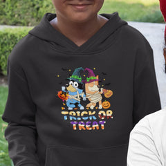 BLUEY Halloween Trick Or Treat Design