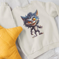 Blue Child Werefolf Monster Kids Halloween Character Design