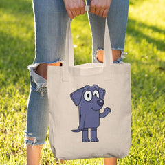 BLUEY Jean Luc Waving Right Blue Kids TV Design