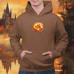 Harry Potter Themed Pumpkin Hogwarts Pattern Design