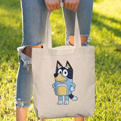 BLUEY Dad Bandit Stadning Left Blue Kids TV Design