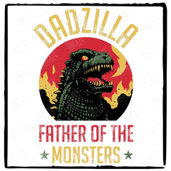 Dadzilla Father Of The Monsters Design