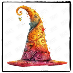 Harry Potter Colourful Wizard Hat Pattern Design