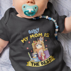 BLUEY My Mom Is The Best Blue Kids TV Design