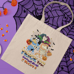 BLUEY Halloween Trick Or Treat Design