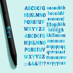 Aladin Letters Alphabet Typography Stickers