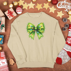 Grinch Bow Christmas Lights Festive Grinchmas Design