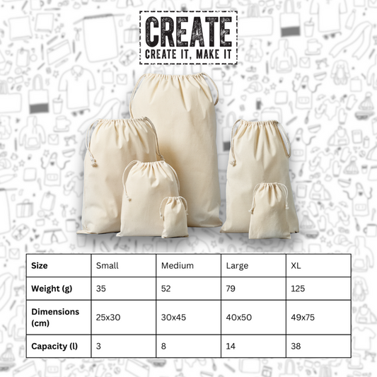 Cotton Santa Sack - WM115