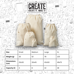 Cotton Santa Sack - WM115
