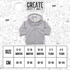 Baby Zipped Hoodie - BZ032