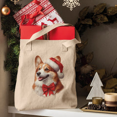 Christmas Dog Design Akita Breed (2) Cute Xmas Santa Hat Doggie