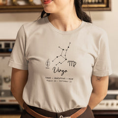 Virgo Star Sign Without Frame Pattern Design