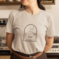 Virgo Star Sign With Frame Pattern Design